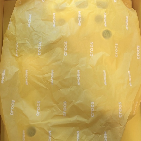 BNIB MSCHFxCrocs boots. Size 8. - Picture 5 of 9